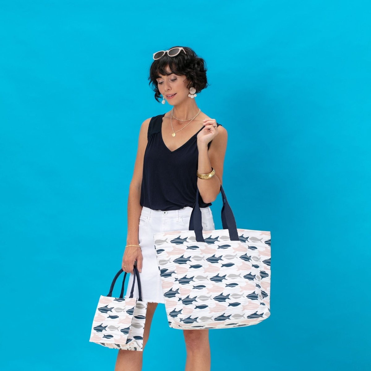 Fish Carryall Tote Tote - rockflowerpaper