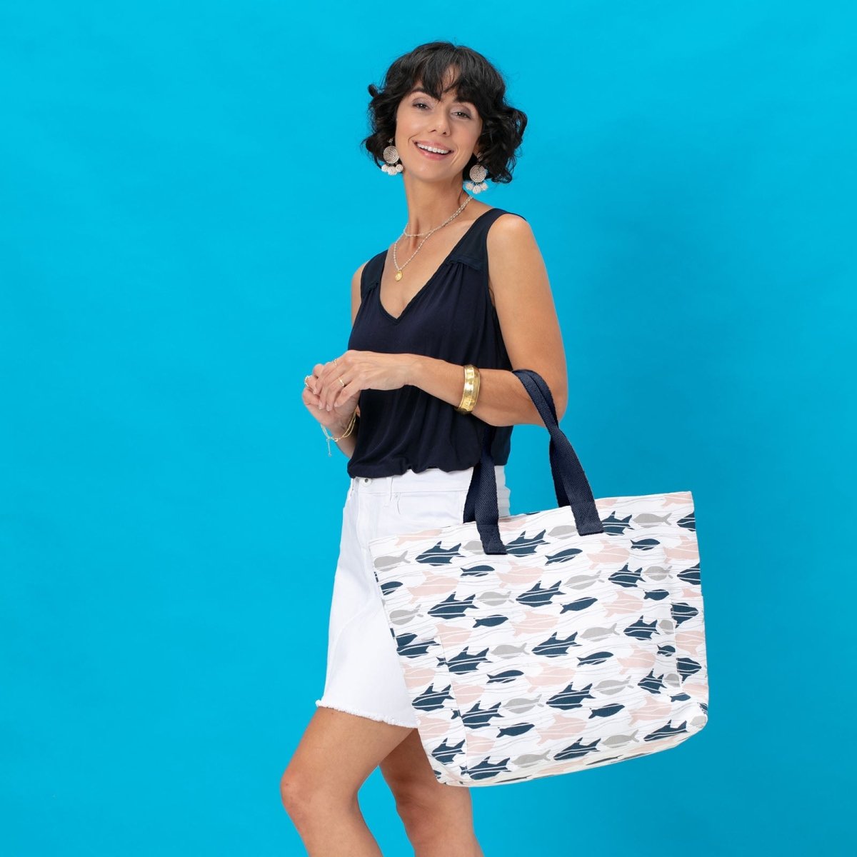 Fish Carryall Tote Tote - rockflowerpaper