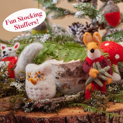 Fox Felt Ornament Ornament - rockflowerpaper