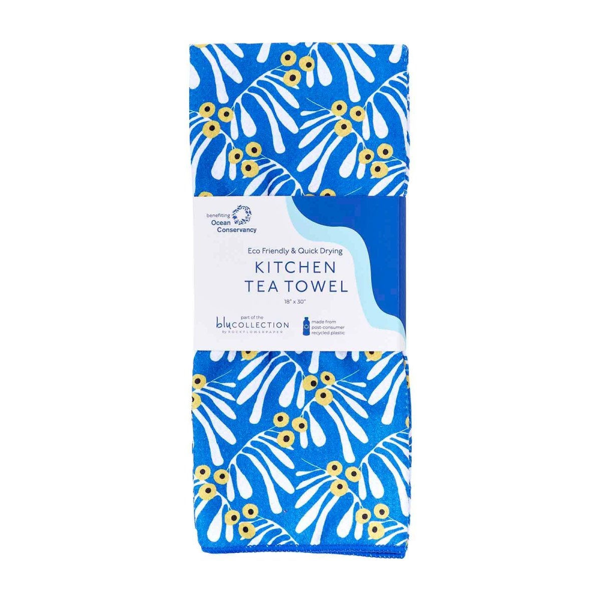 Francoise blu Kitchen Tea Towel Kitchen Towel - rockflowerpaper