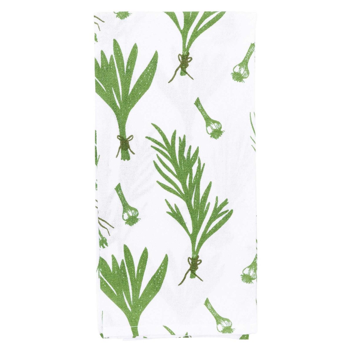 Herbs Green Kitchen Towel Set Of 3 Cotton Kitchen Towel - rockflowerpaper