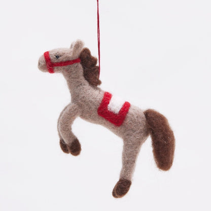 Horse Felt Ornament Ornament - rockflowerpaper