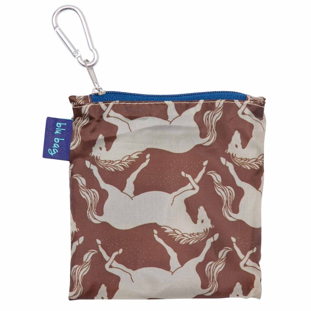 Horses Reusable Blu Bag Shopping Bag - Machine Washable Reusable Shopping Bag - rockflowerpaper