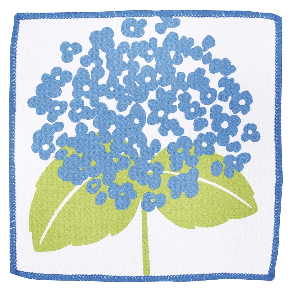 Hydrangea blu Kitchen Dish Cloths (Set of 3) Reusable Dish Cloth - rockflowerpaper