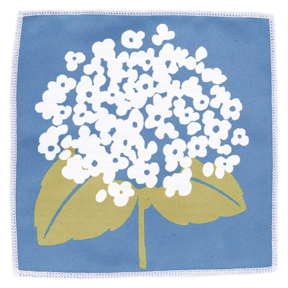 Hydrangea blu Kitchen Reusable Cocktail Napkins (Set of 8) Reusable Cocktail Napkin - rockflowerpaper