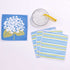 Hydrangea blu Kitchen Reusable Cocktail Napkins (Set of 8) Reusable Cocktail Napkin - rockflowerpaper