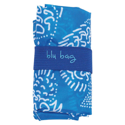 Indigo Fish Blu Bag Reusable Shopping Bag - Machine Washable Reusable Shopping Bag - rockflowerpaper