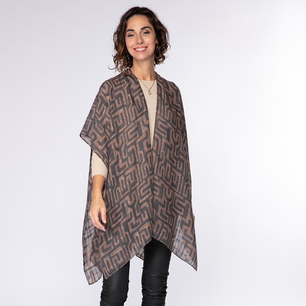 Jess Black Kimono Wrap/Scarf Kimono - rockflowerpaper