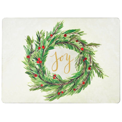 Joy Hard Art Placemats - Set of 4 Placemat - rockflowerpaper