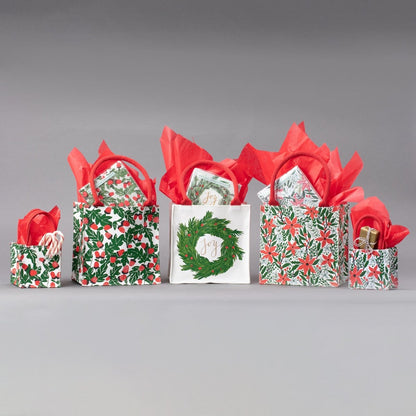 Joy Wreath Reusable Itsy Bitsy Gift Bag Gift Bag - rockflowerpaper