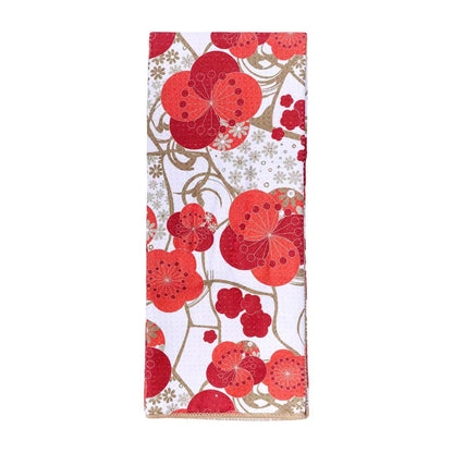 Kintsugi blu Kitchen Tea Towel Kitchen Towel - rockflowerpaper