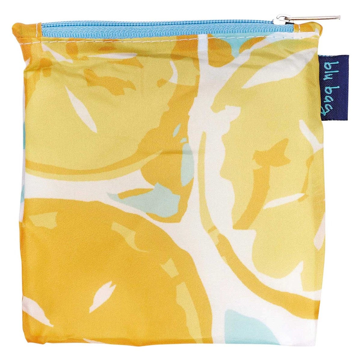 Lemon Slices Blu Bag Reusable Shopping Bag - Machine Washable Reusable Shopping Bag - rockflowerpaper