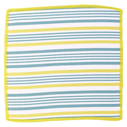 Lemon Slices blu Kitchen Dish Cloths (Set of 3) Reusable Dish Cloth - rockflowerpaper