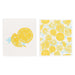 Lemon Slices Eco-Friendly blu Sponge Cloth - Set of 2