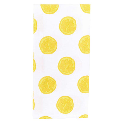 Lemon Slices Kitchen Towel Set Of 3 Cotton Kitchen Towel - rockflowerpaper