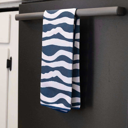 Lilou blu Kitchen Tea Towel Kitchen Towel - rockflowerpaper
