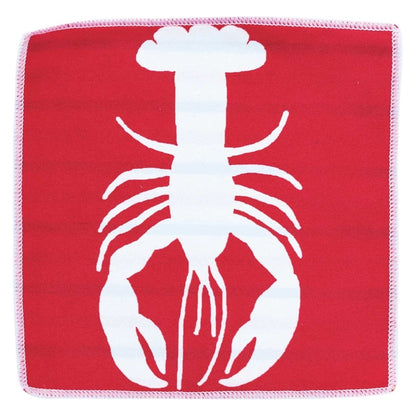 Lobster blu Kitchen Reusable Cocktail Napkins (Set of 8) Reusable Cocktail Napkin - rockflowerpaper