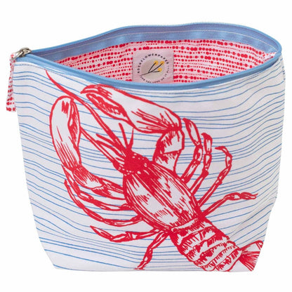 Lobster Red Large Relaxed Pouch Pouch - rockflowerpaper