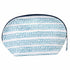 Loop Light Blue Cosmetic Bag Large Pouch - rockflowerpaper