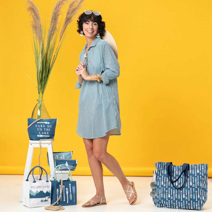 Lucy blu Cotton Beach Shirt Swim Cover Up - rockflowerpaper