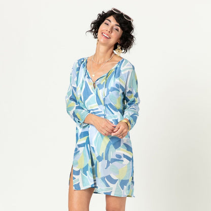 Lulu blu Cotton Beach Shift Swim Cover Up - rockflowerpaper