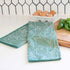 Lush Leaves blu Kitchen Tea Towel Kitchen Towel - rockflowerpaper