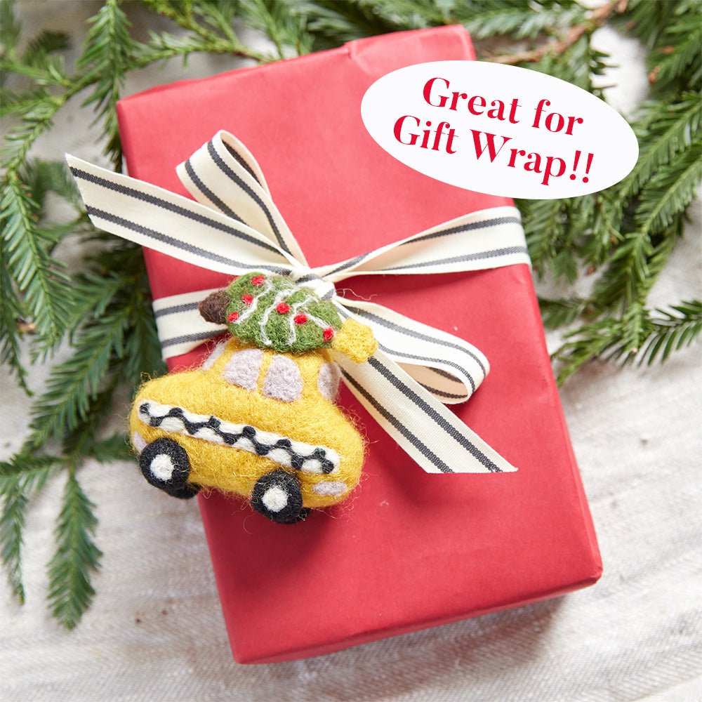 NY Taxi Felt Ornament Ornament - rockflowerpaper