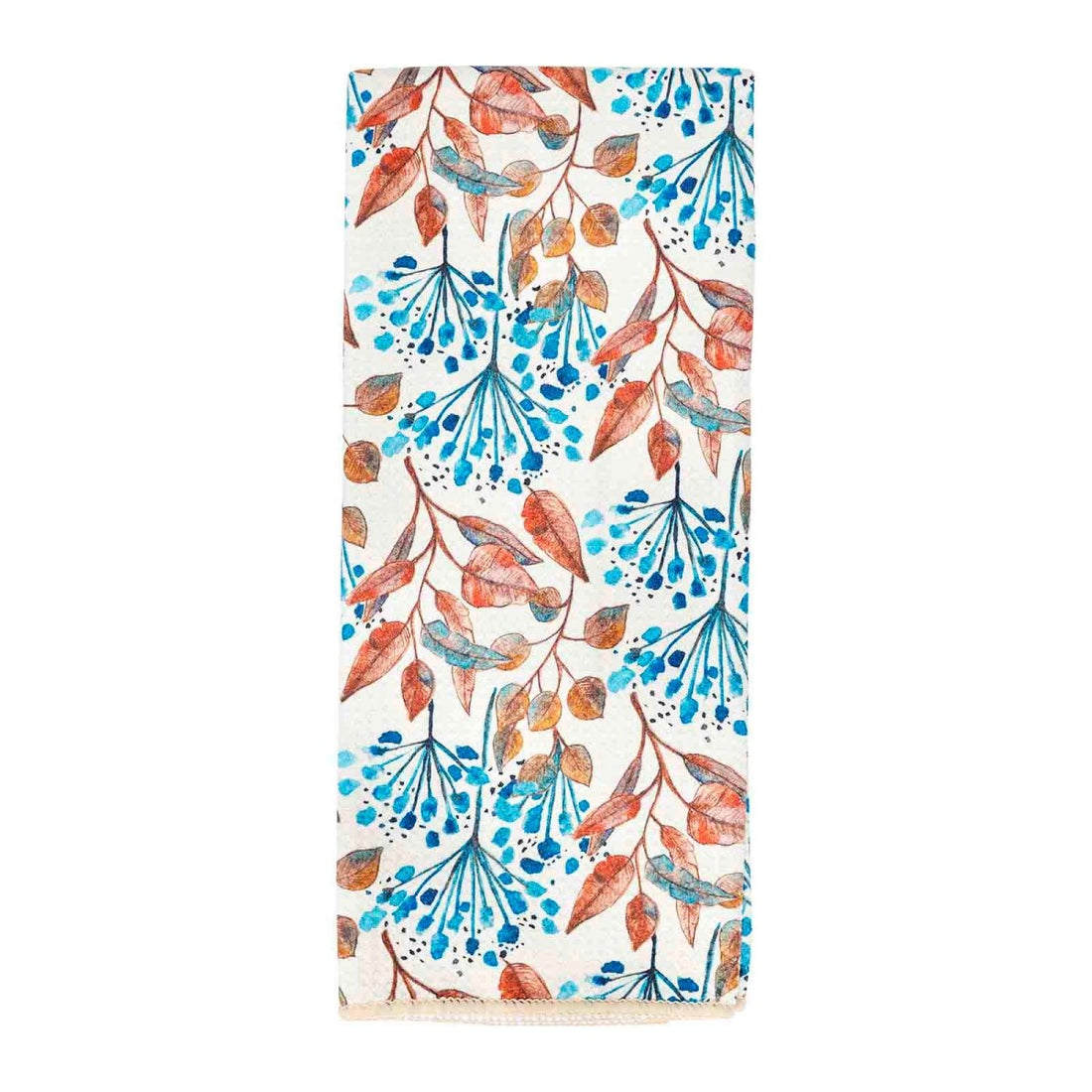 Passion Flora blu Kitchen Tea Towel Kitchen Towel - rockflowerpaper