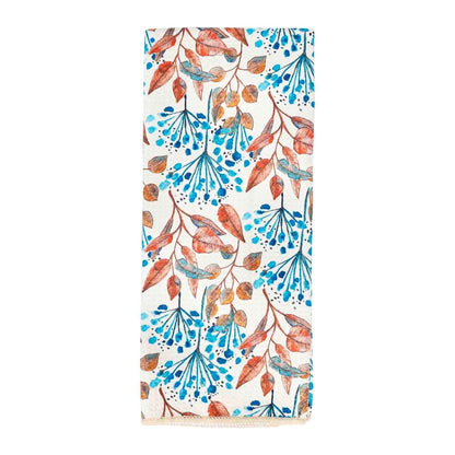 Passion Flora blu Kitchen Tea Towel Kitchen Towel - rockflowerpaper