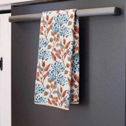 Passion Flora blu Kitchen Tea Towel Kitchen Towel - rockflowerpaper