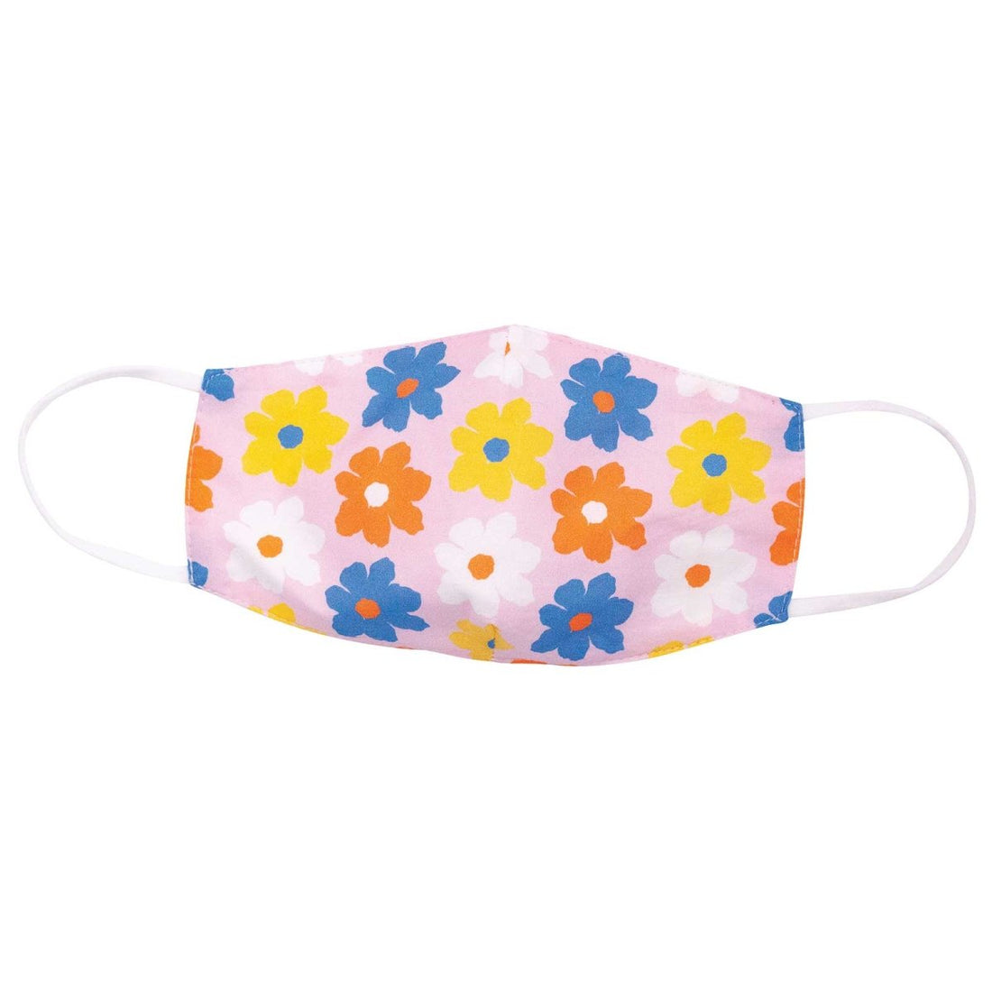 Petals Pink Reusable Cotton Kids Mask Mask - rockflowerpaper