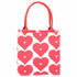 Red Hearts Reusable Itsy Bitsy Gift Bag Gift Bag - rockflowerpaper