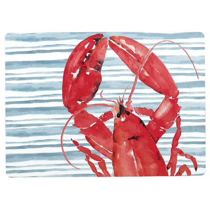 Red Lobster Art Placemats - Set of 4 Placemat - rockflowerpaper