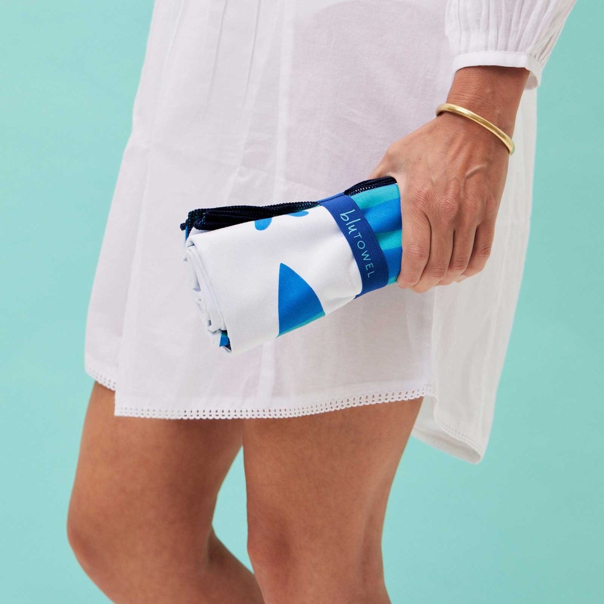 Sardine Reversible Eco Beach Towel Beach Towel - rockflowerpaper