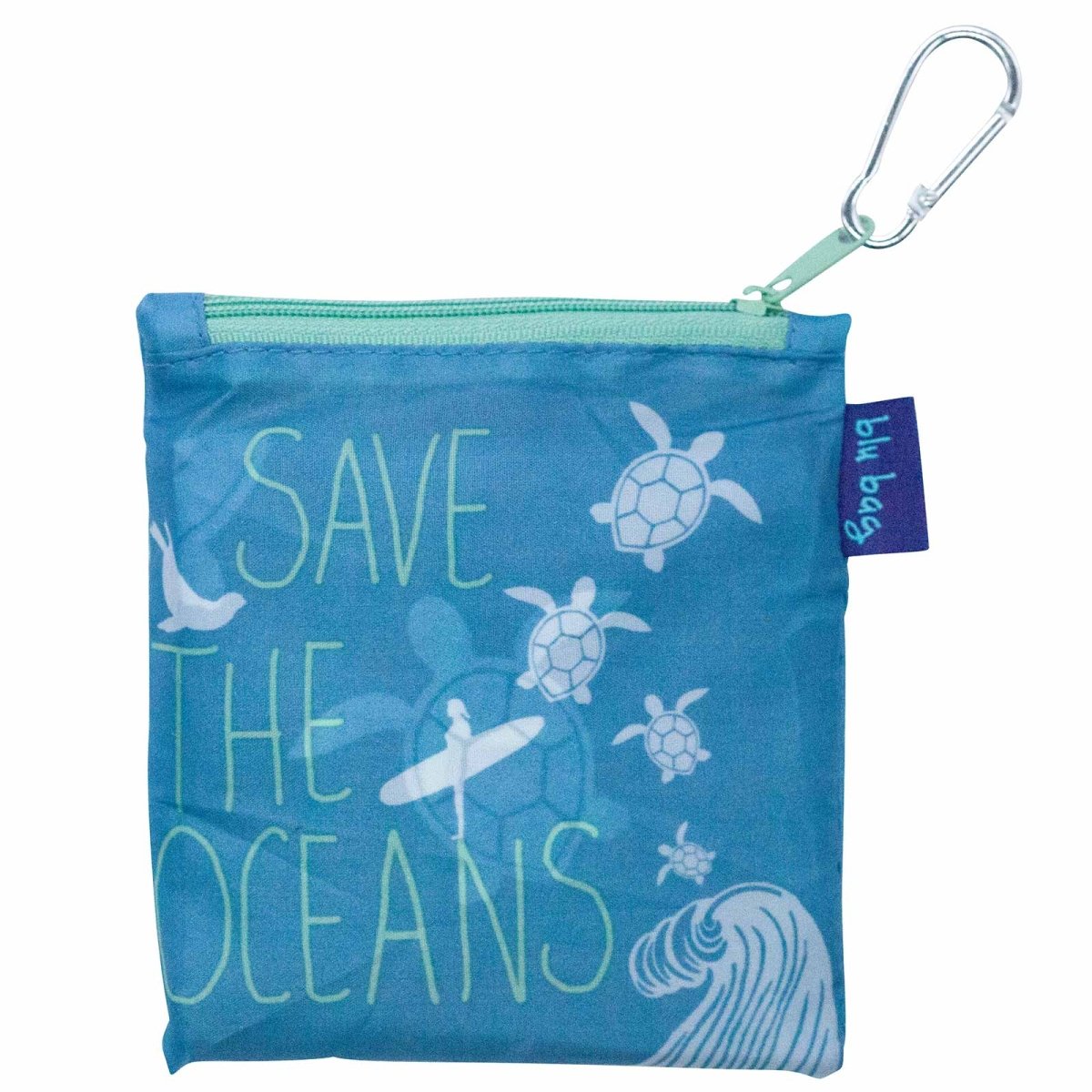 Save the Ocean Reusable Shopping Bag - Machine washable Reusable Shopping Bag - rockflowerpaper