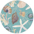 Sea Treasures Round Art Coaster - Set of 4 Coaster - rockflowerpaper