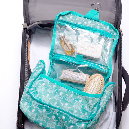 Sea Turtle Hanging Toiletry Bag Hanging Bag - rockflowerpaper