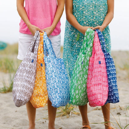 Sea Urchin Blue Blu Bag Reusable Shopping Bag - Machine Washable Reusable Shopping Bag - rockflowerpaper