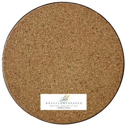 Ski Dog Round Art Coasters - Set of 4 Coaster - rockflowerpaper