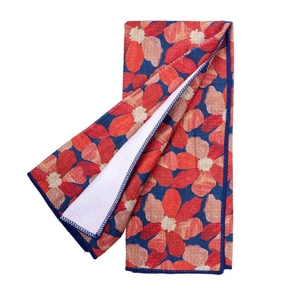 Spiced Petals blu Kitchen Tea Towel Kitchen Towel - rockflowerpaper