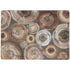 Stacked Wood Neutral Hard Placemats - Set of 4 Placemat - rockflowerpaper