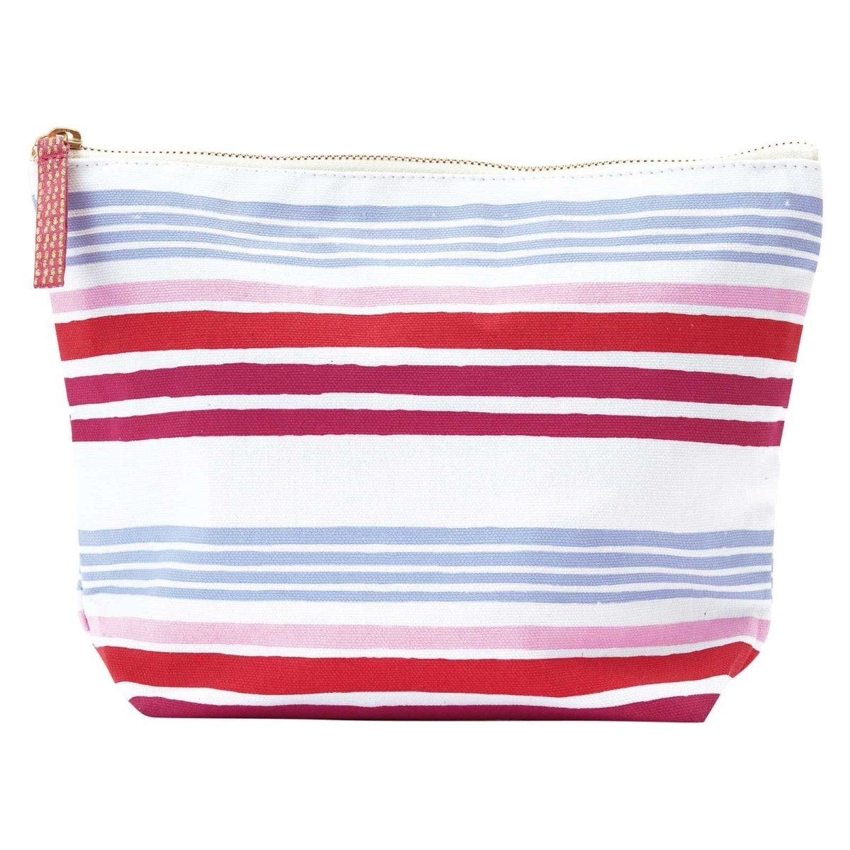 Summer Stripe Pink Large Relaxed Pouch Pouch - rockflowerpaper