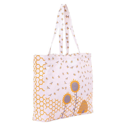 Sunflower And Bees Little Shopper Tote Bag Tote - rockflowerpaper