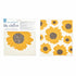 Sunflowers Eco - Friendly blu Sponge Cloth - Set of 2 Eco Cloth - rockflowerpaper