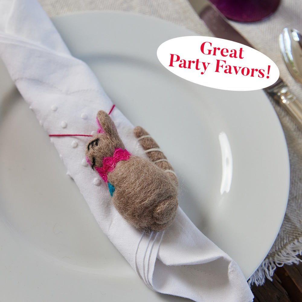 Tan Cat Felt Ornament Ornament - rockflowerpaper