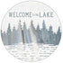 Welcome To The Lake Round Coasters - Set of 4 Coaster - rockflowerpaper