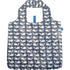 Whales Grey Blu Bag Reusable Shopping Bag= - Machine Washable Reusable Shopping Bag - rockflowerpaper